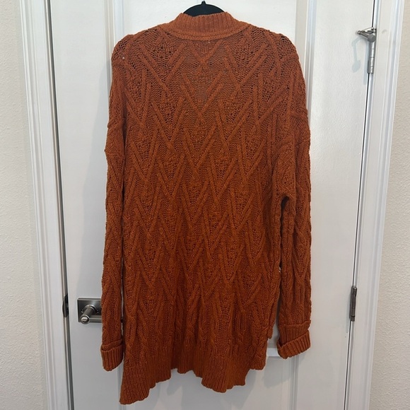 Free People Montana oversized chunky cable knit cardigan - Picture 6 of 6